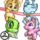 Cute Baby Neopets Garland Cute Baby Neopets Garland