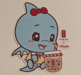 Neopets X Gong cha Shoyru Sticker Neopets X Gong cha Shoyru Sticker