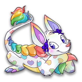 Prismatic Pride Bori UV Printed Pin Prismatic Pride Bori UV Printed Pin