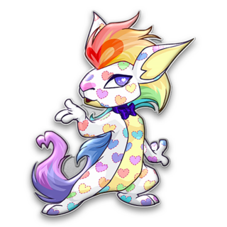 Prismatic Pride Kyrii UV Printed Pin Prismatic Pride Kyrii UV Printed Pin