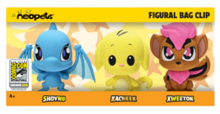 Neopets 3D Foam Bag Clip 3 Piece Set Neopets 3D Foam Bag Clip 3 Piece Set