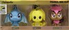 Neopets 3D Foam Bag Clip 3 Piece Set