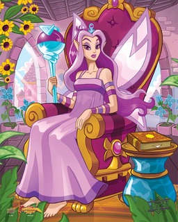 Queen Fyora Faerie Art Print Queen Fyora Faerie Art Print