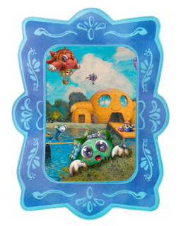 Neopets Ita Frame Backpack - Bloop Blue Neopets Ita Frame Backpack - Bloop Blue