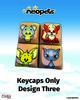 Neopets Rainbow Wonderland Keycaps - Design Three