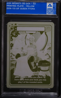 Queen Fyora Yellow Printing Plate