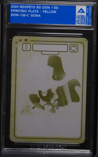 Siona Yellow Printing Plate Siona Yellow Printing Plate