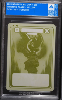 Torchio Yellow Printing Plate